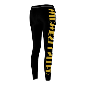 Midwest United Leggings Black (Gold and White)