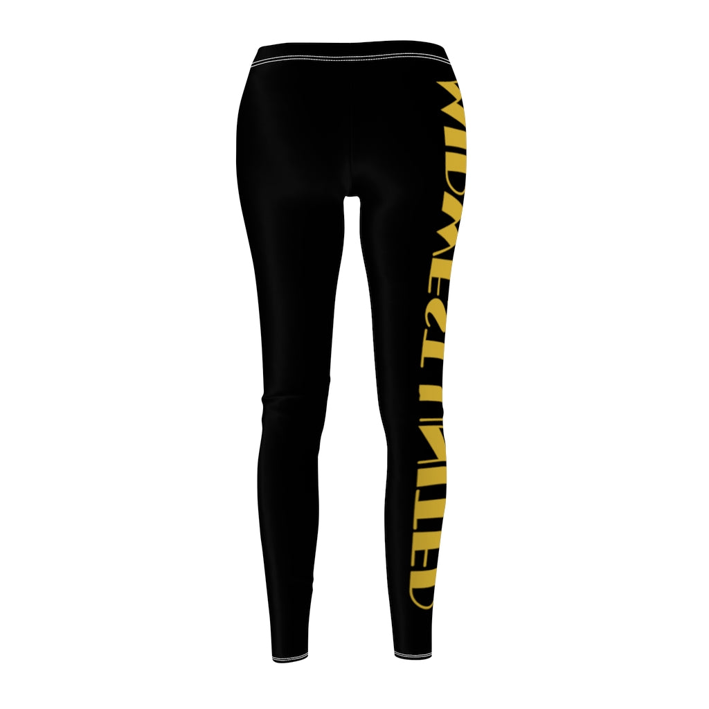 Midwest United Leggings Black (Gold and White)