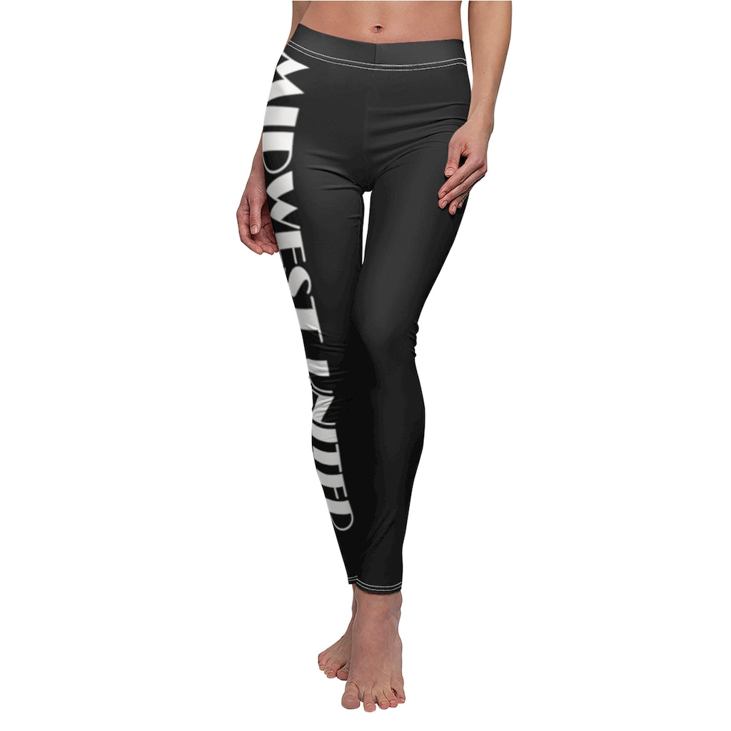 Midwest United  Black Leggings womens